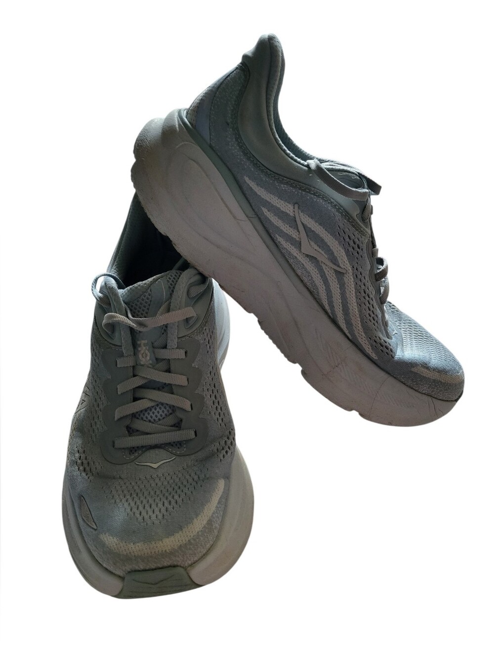 Hoka One Bondi 9 Women's Size US 10.5B Pastel Blue Athletic Running Sneakers